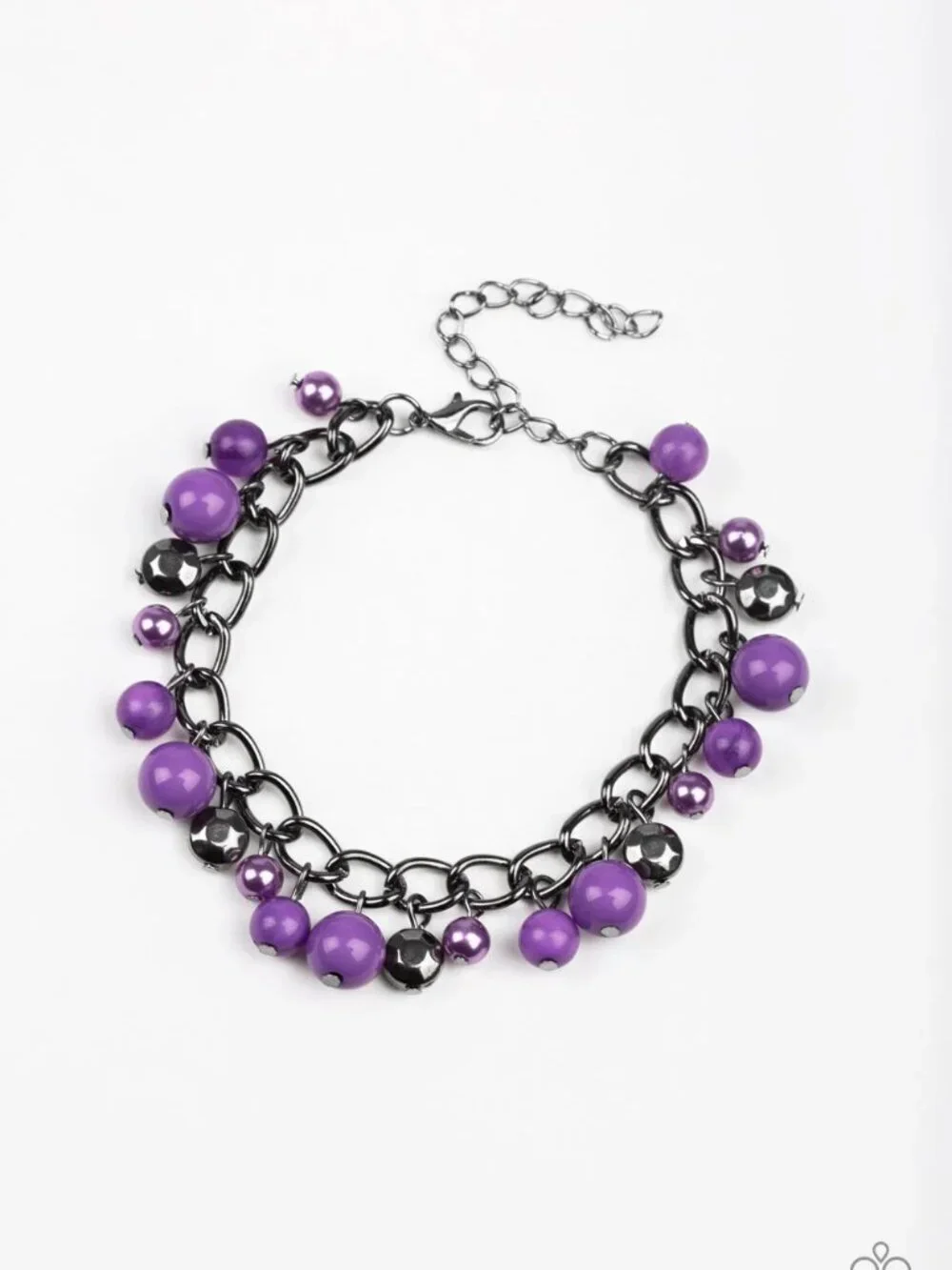 Paparazzi Jewelry Accessories - Hold My Drink - Purple Bracelet - Vintage